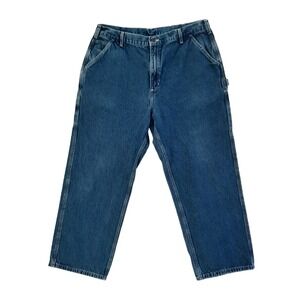 Carhartt Jeans Mens Size 42x29 denim loose fit B13 DST hammer loop